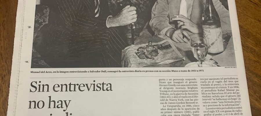 La Vanguardia 50.000 ejemplares – Recuerdo – homenaje a Manuel del arco